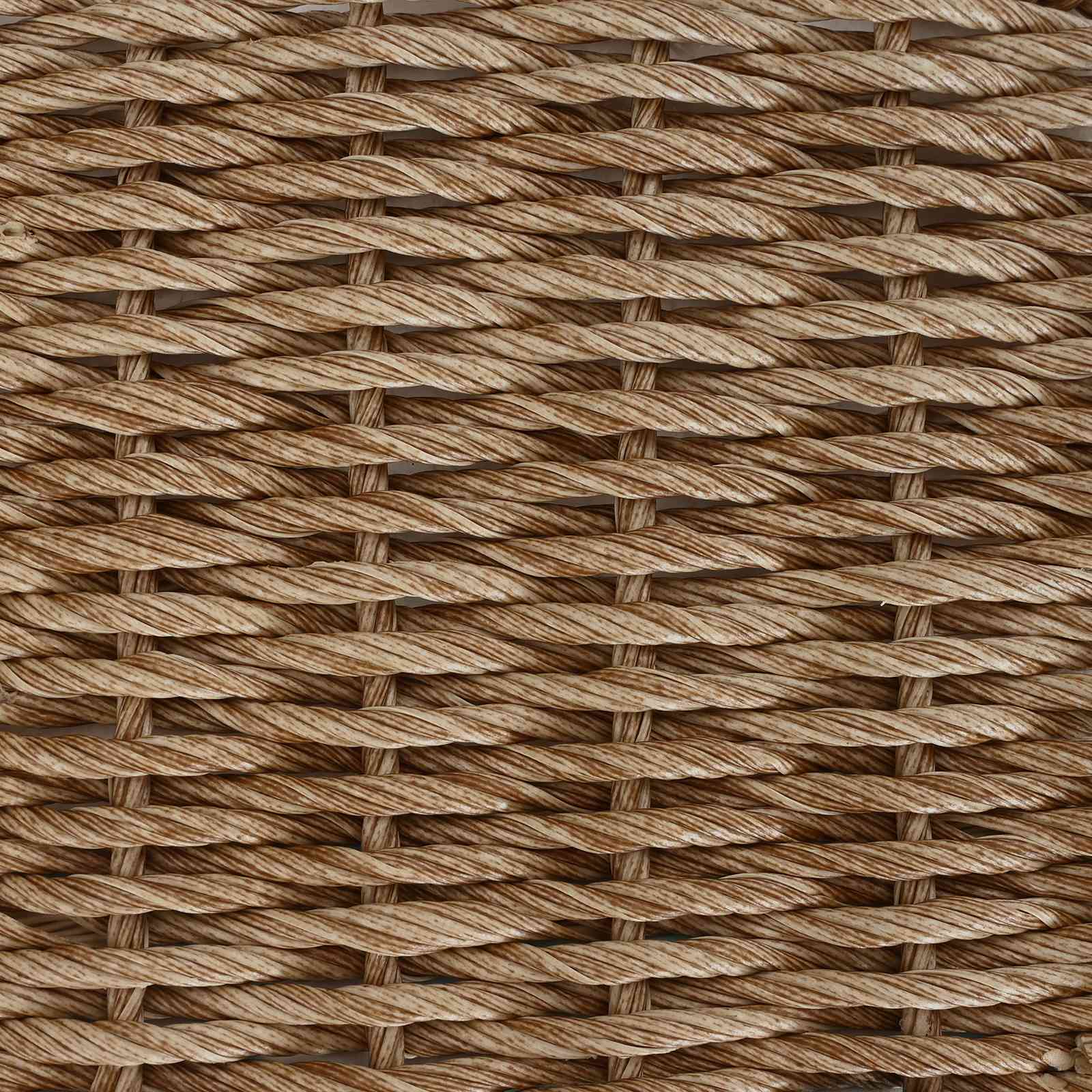 Ensemble de salle à manger pour jardin 3 pcs Beige et crème - XIOS