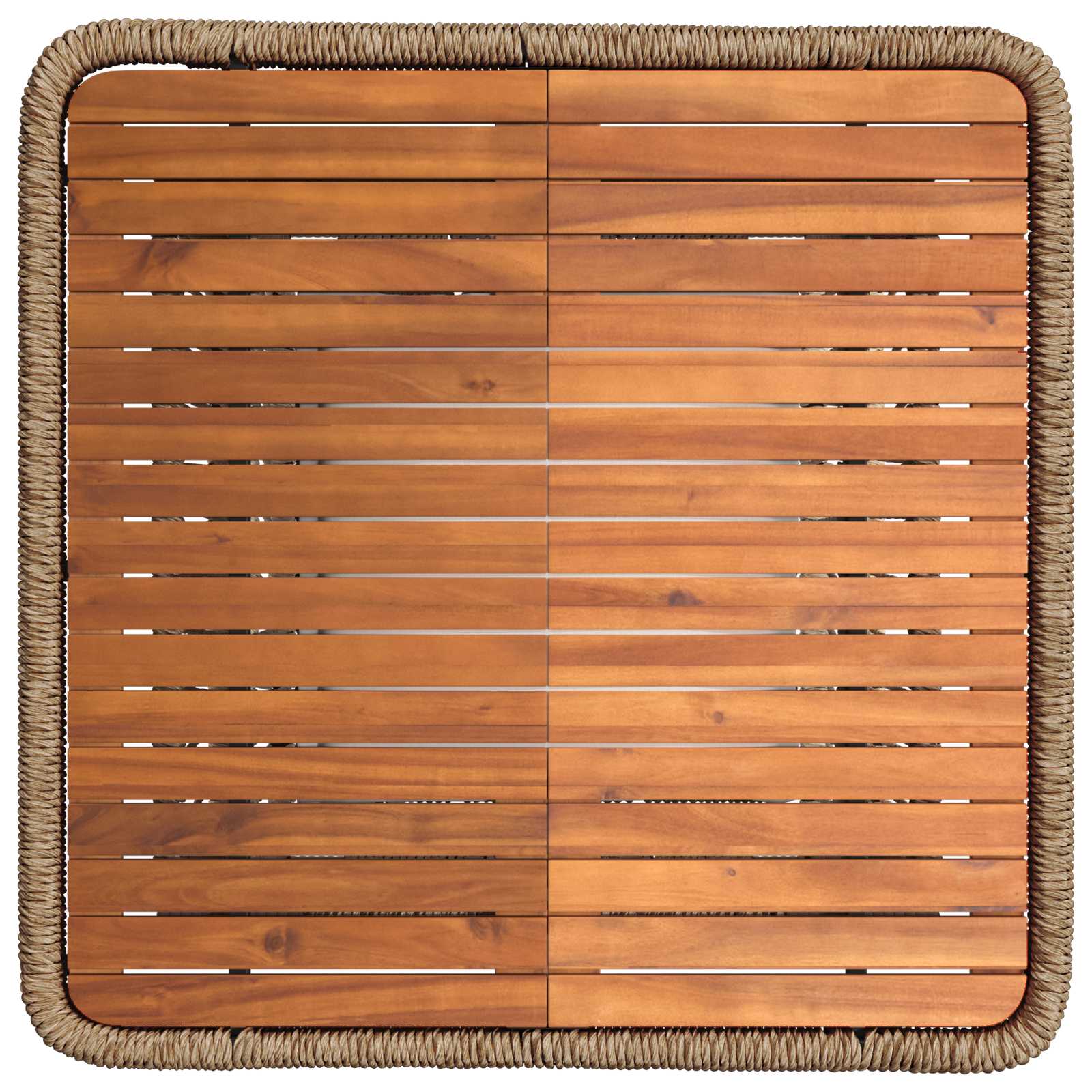 Ensemble de salle à manger pour jardin 3 pcs Beige et crème - XIOS