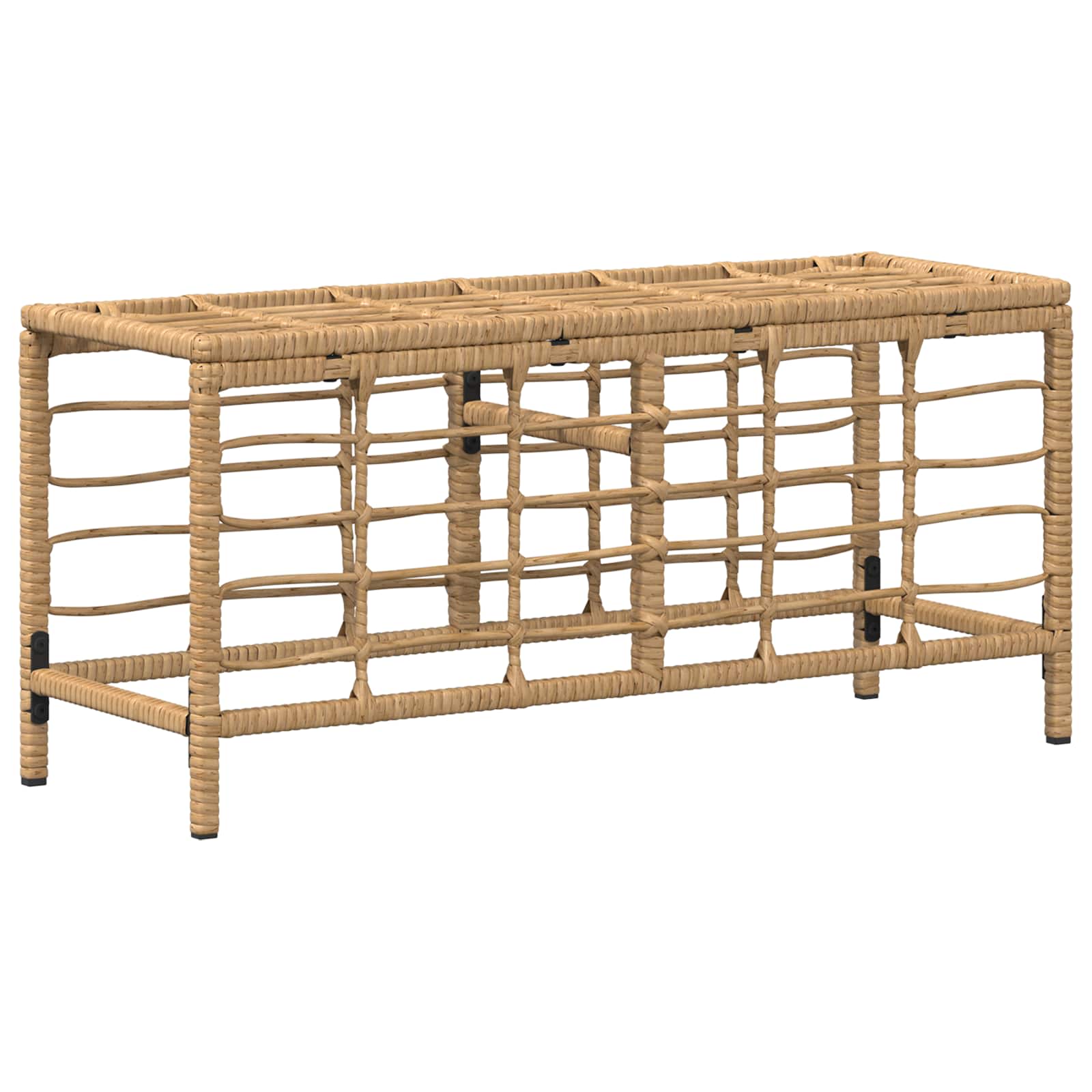 Ensemble de salle à manger pour jardin 3 pcs Nature et Blanc - XIOS
