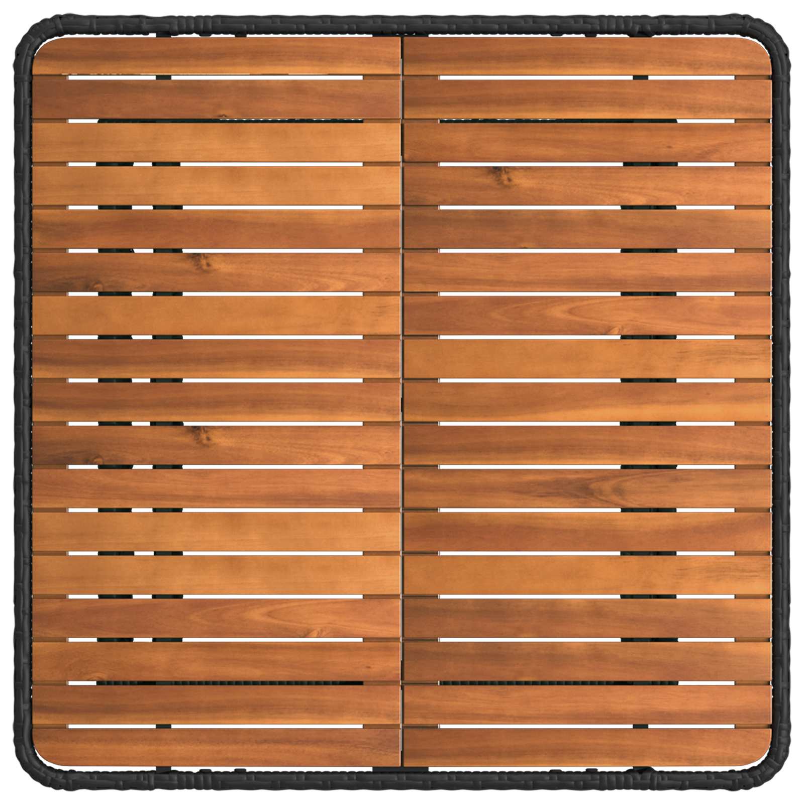 Ensemble de salle à manger pour jardin 3 pcs Noir et gris - XIOS