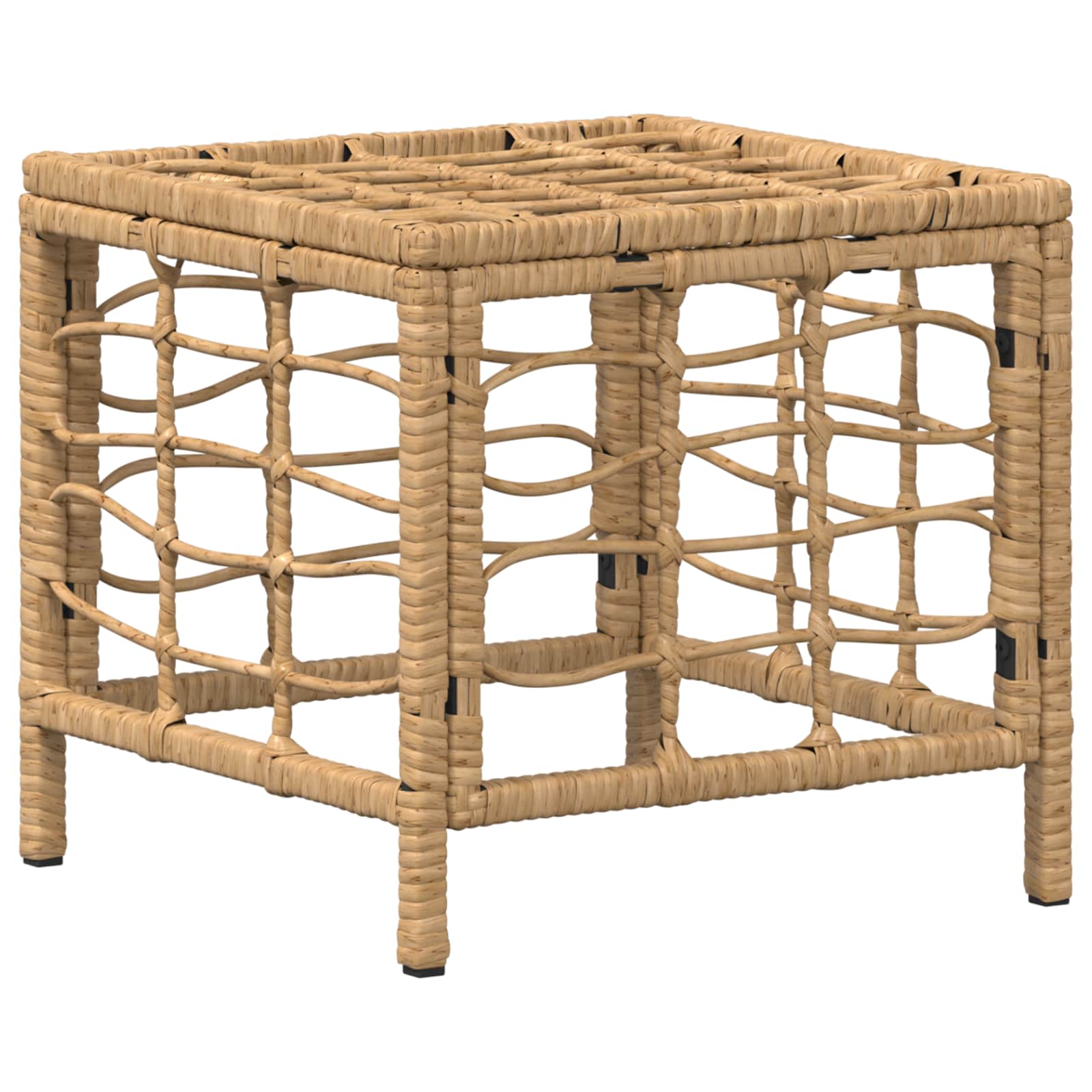Ensemble de salle à manger pour jardin 3 pcs Nature et Blanc - XIOS