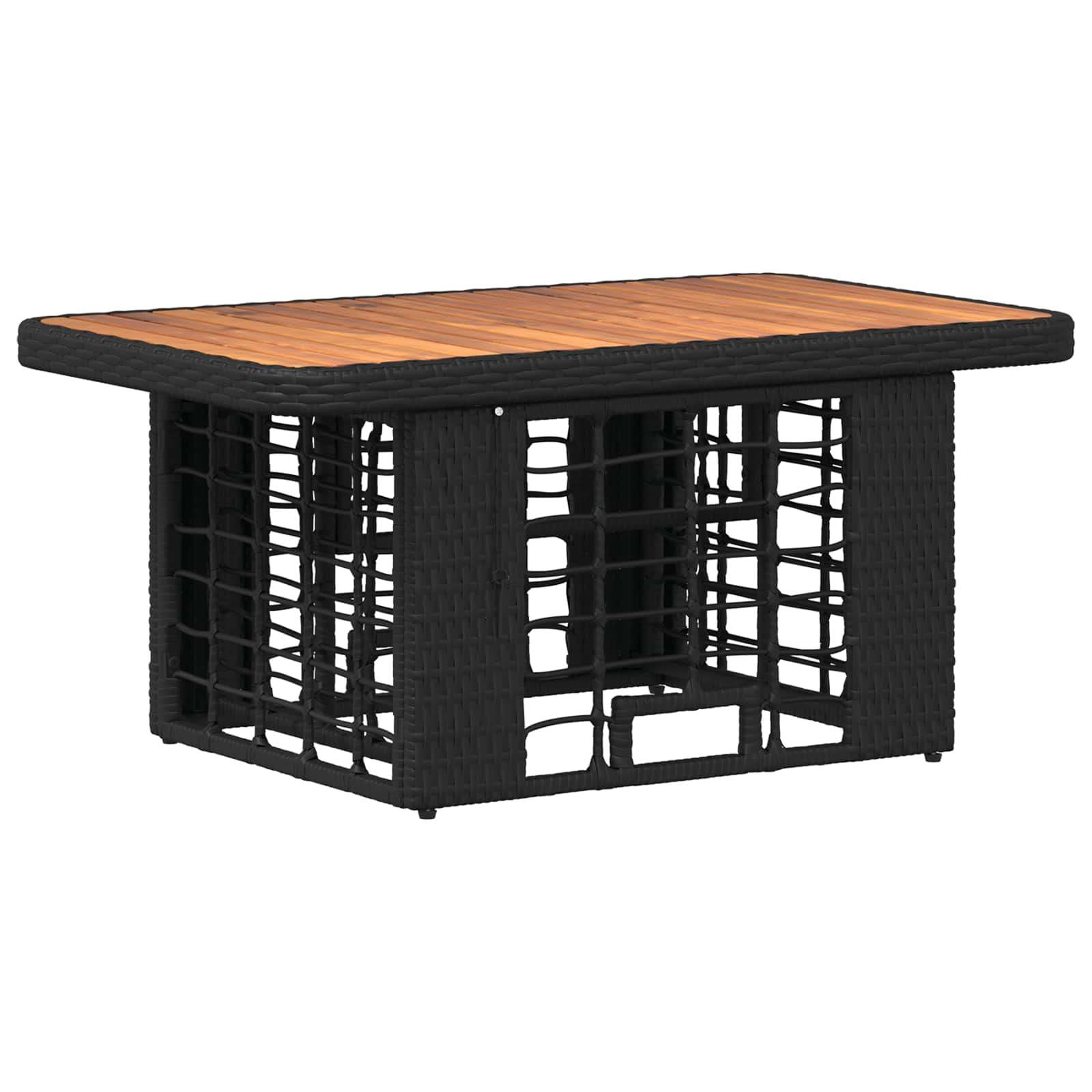 Ensemble de salle à manger pour jardin 3 pcs Noir et gris - XIOS