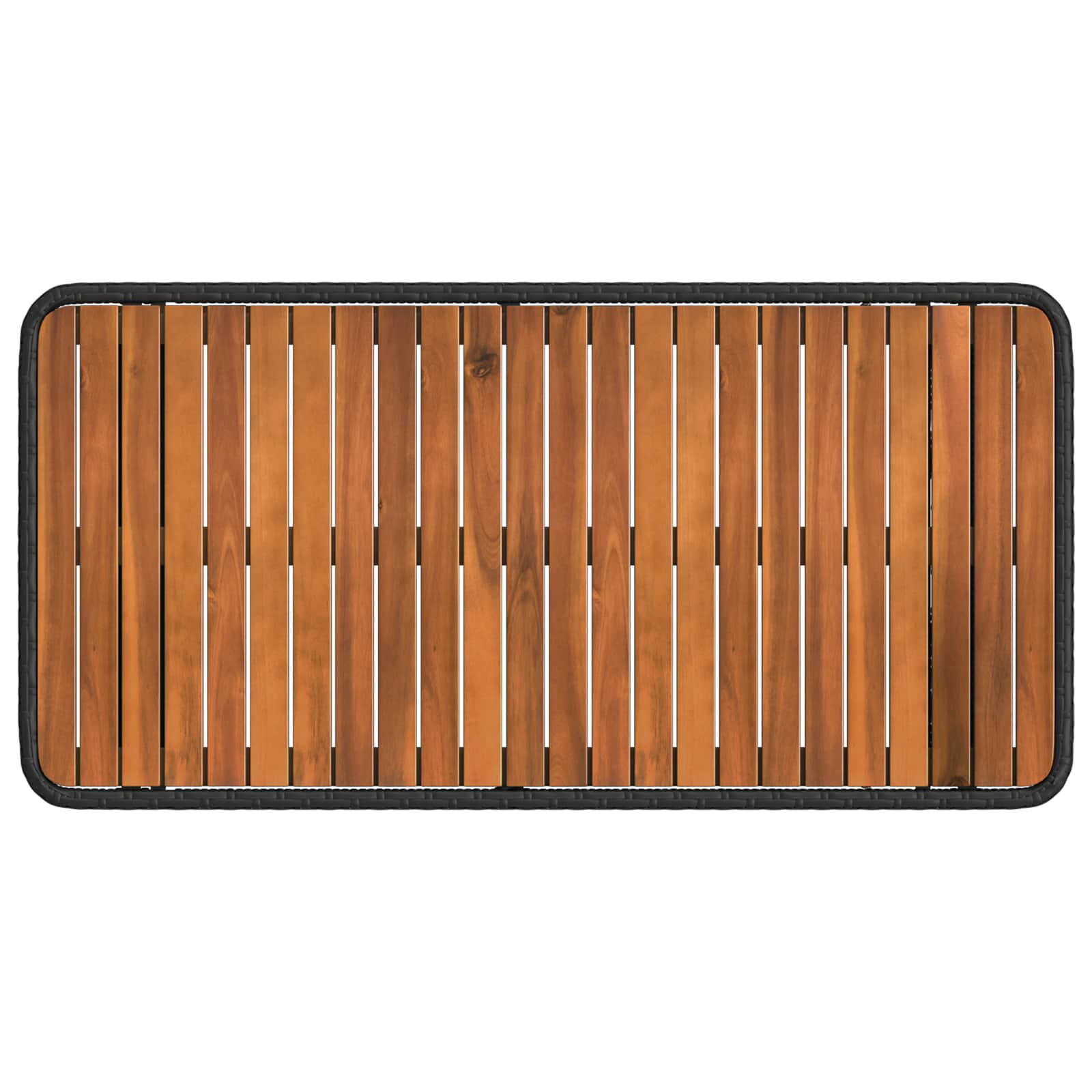 Ensemble de salle à manger pour jardin 4 pcs Noir et gris - XIOS