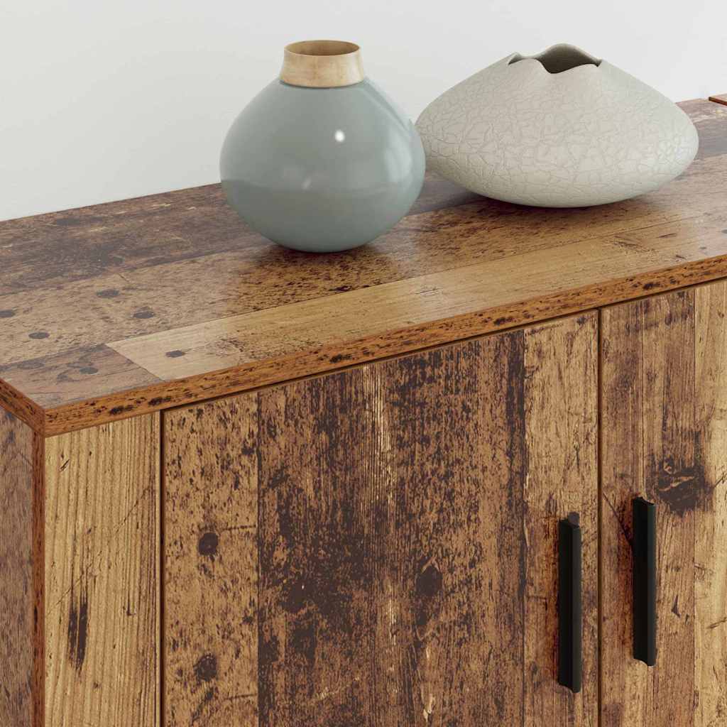 Ensemble de meuble TV mural 2 pcs Bois Ancien 80 x 34,5 x 40 cm - XIOS