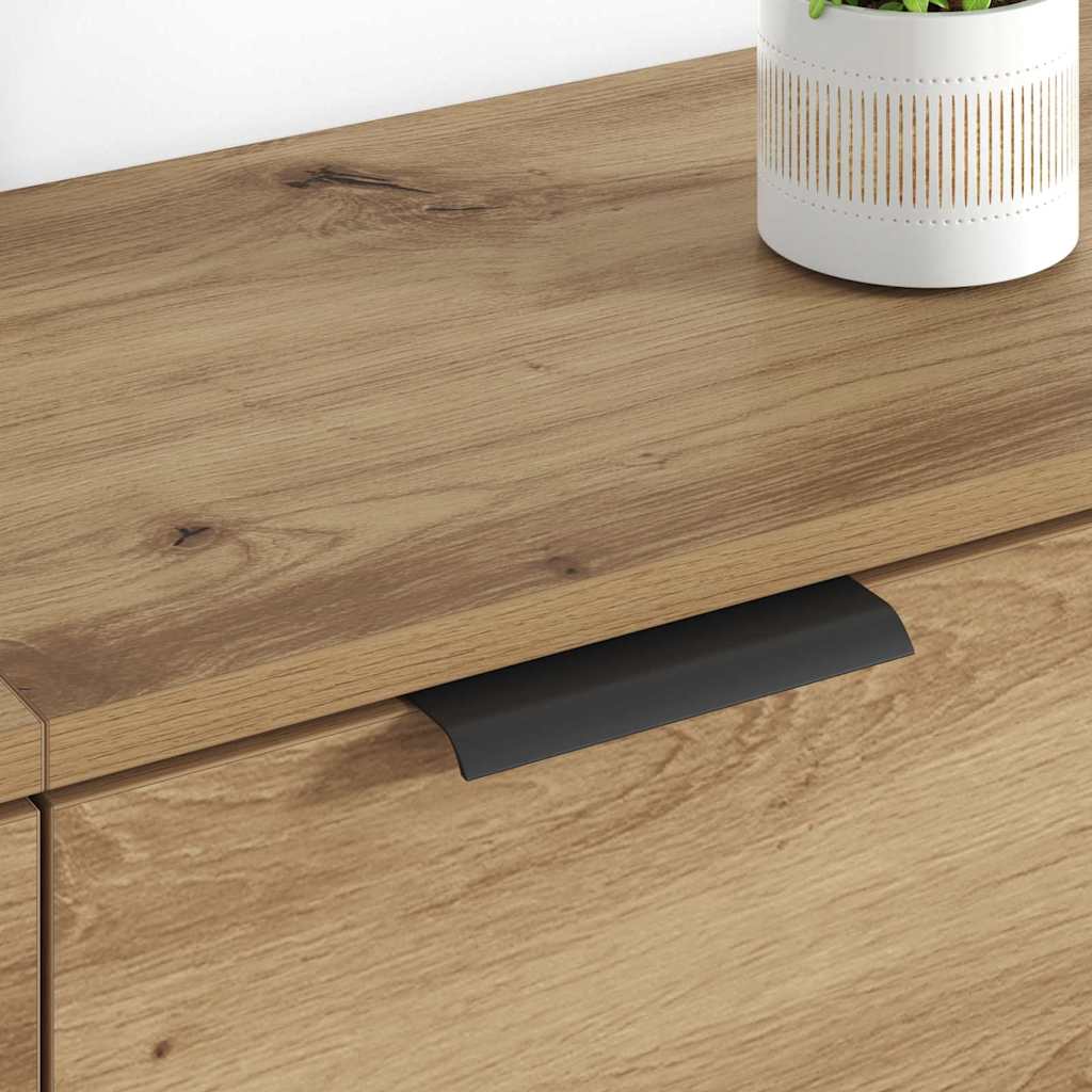 Buffets 2 pcs Chêne artisanal 60 x 30 x 70 cm Bois d'ingénierie - XIOS