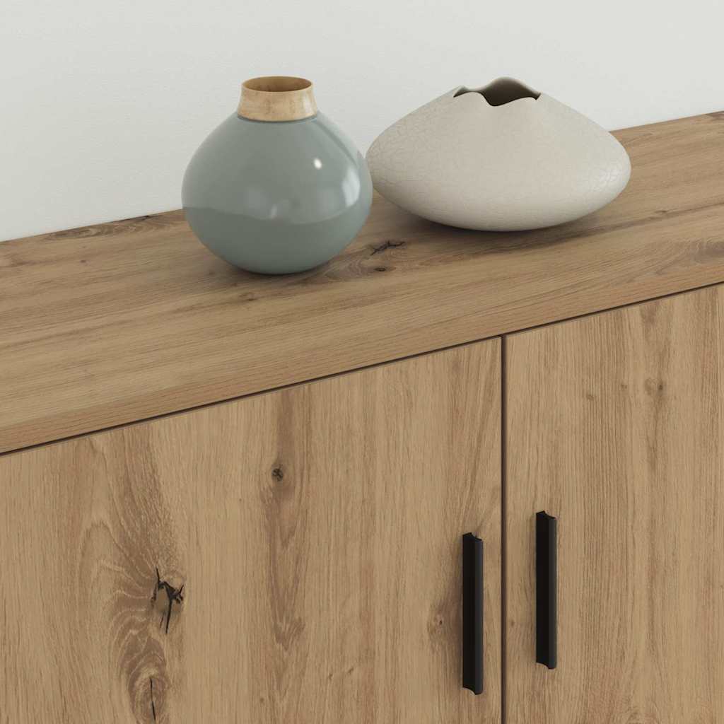 Ensemble de meuble TV mural Montage mural 2 pcs Chêne artisanal - XIOS