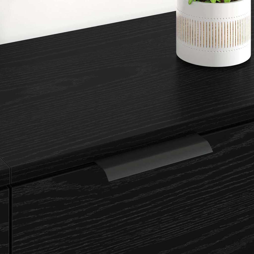 Buffets 2 pcs Chêne noir 60 x 30 x 70 cm Bois d'ingénierie - XIOS