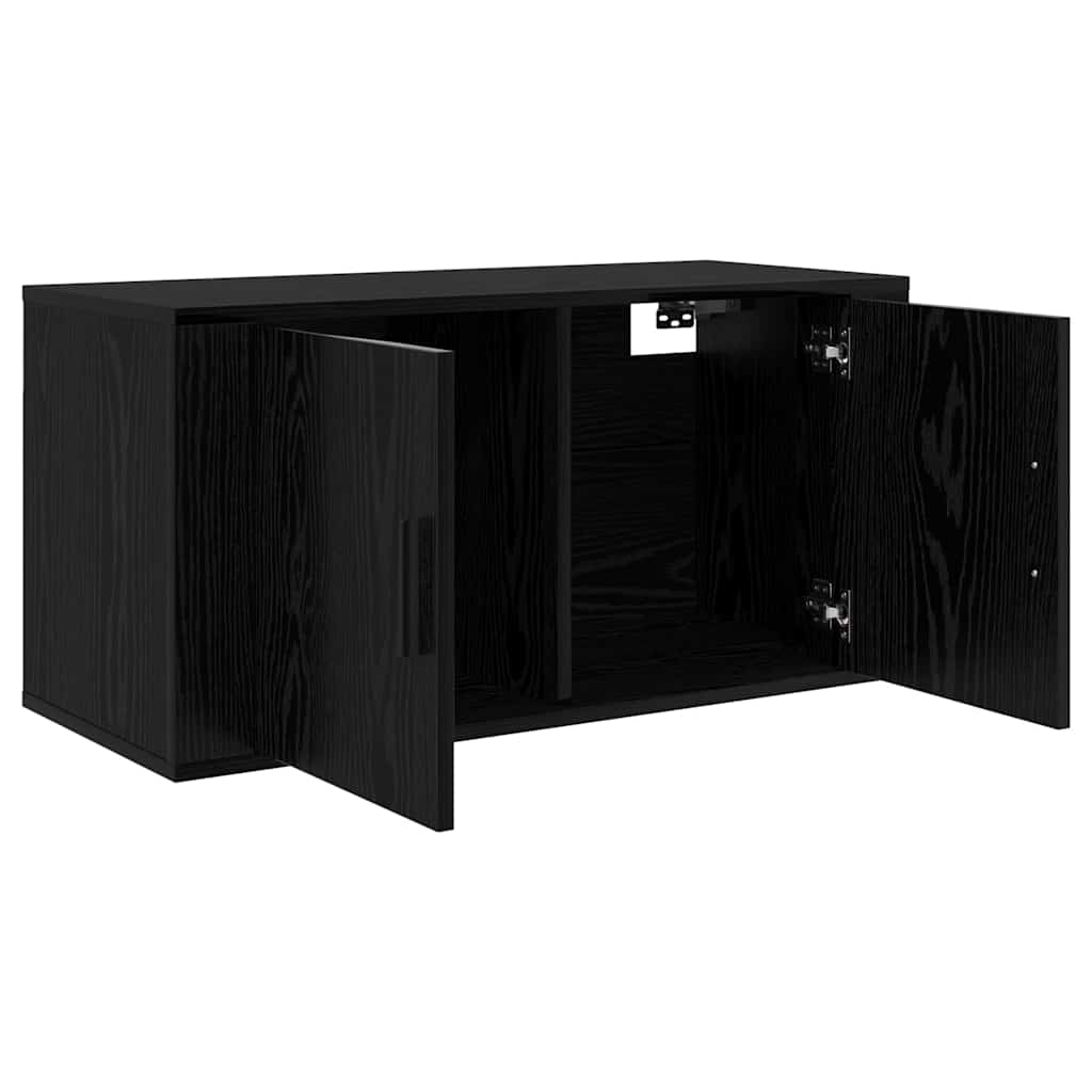 Ensemble de meuble TV mural 2 pcs Chêne noir 80 x 34,5 x 40 cm - XIOS