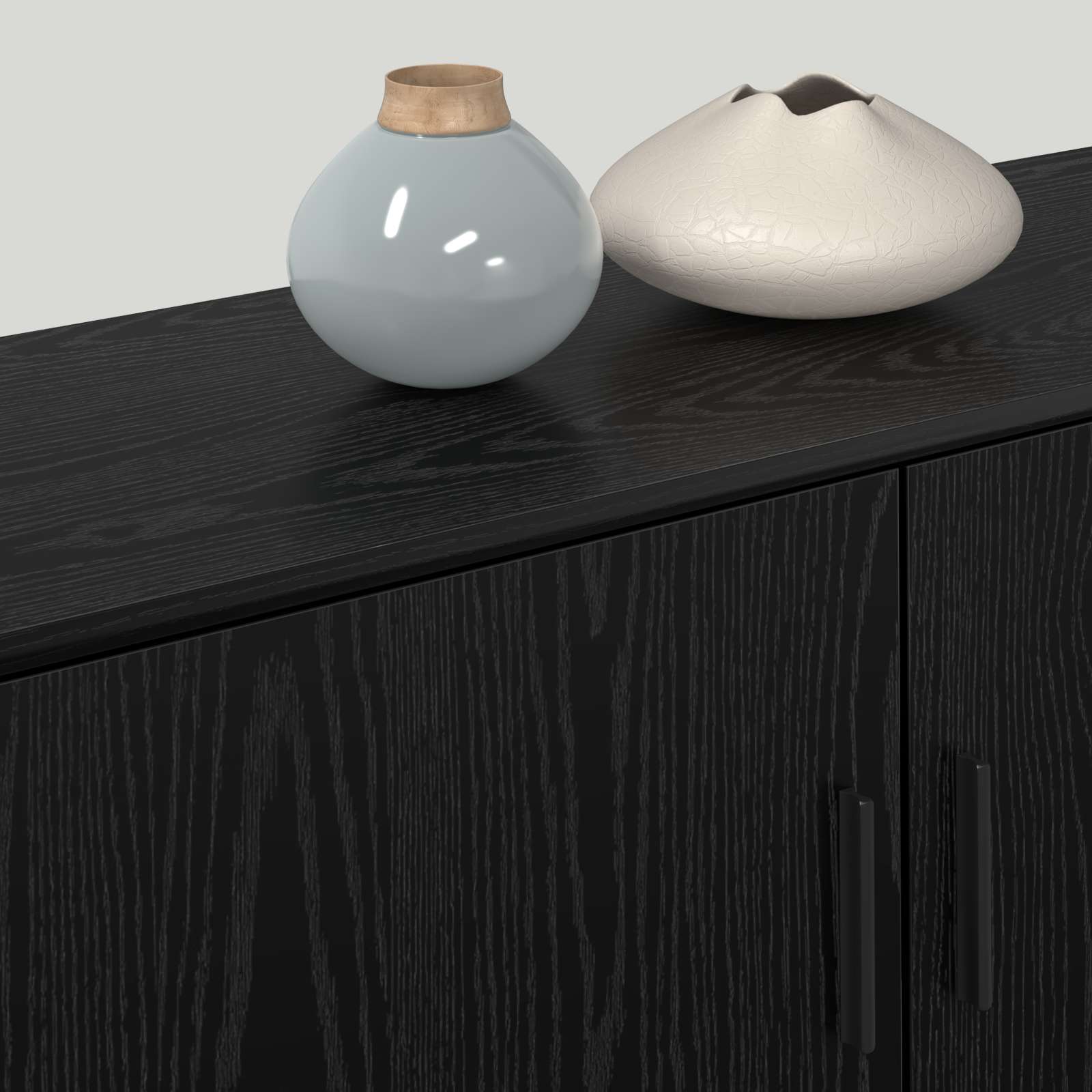 Ensemble de meuble TV mural 2 pcs Chêne noir 100 x 34,5 x 40 cm - XIOS