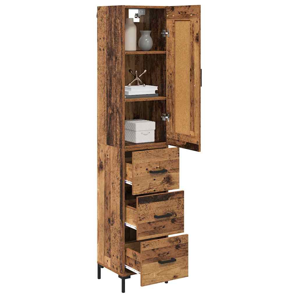 Haut Armoire Bois Ancien 34,5 x 34 x 180 cm Bois d'ingénierie - XIOS