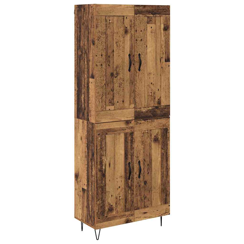 Haut Armoire Bois Ancien 69,5 x 34 x 180 cm Bois d'ingénierie - XIOS