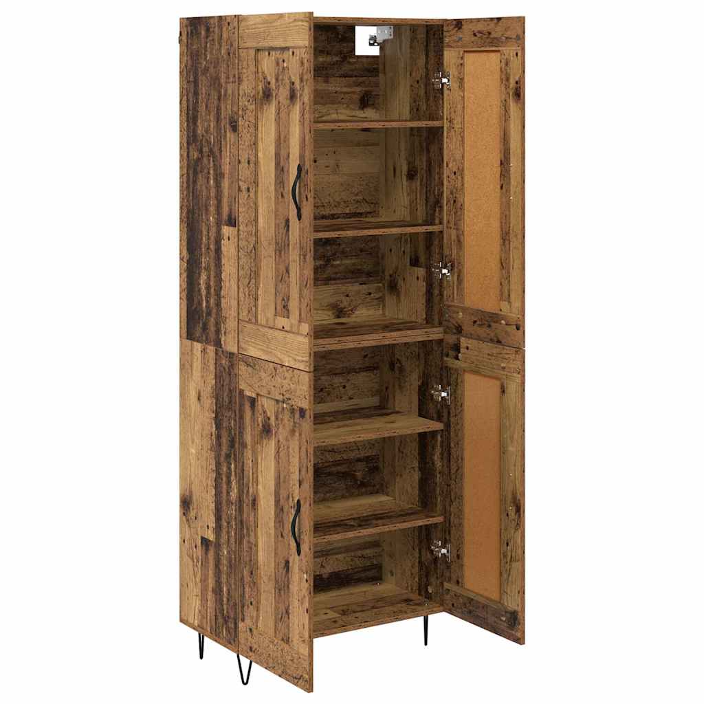 Haut Armoire Bois Ancien 69,5 x 34 x 180 cm Bois d'ingénierie - XIOS
