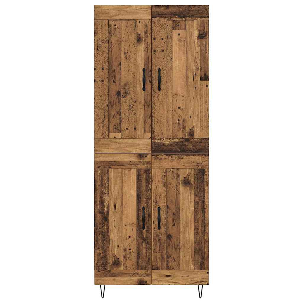 Haut Armoire Bois Ancien 69,5 x 34 x 180 cm Bois d'ingénierie - XIOS