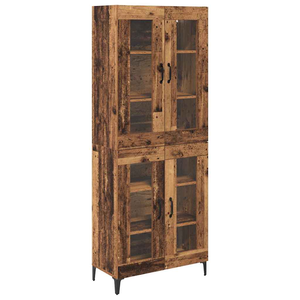 Haut Armoire Bois Ancien 69,5 x 34 x 180 cm Bois d'ingénierie - XIOS