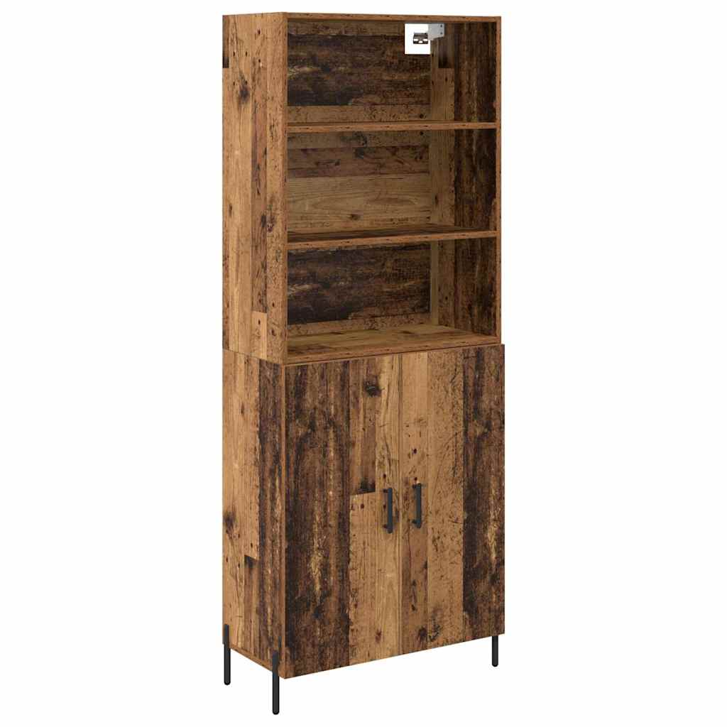 Haut Armoire Bois Ancien 69,5 x 32,5 x 180 cm Bois d'ingénierie - XIOS