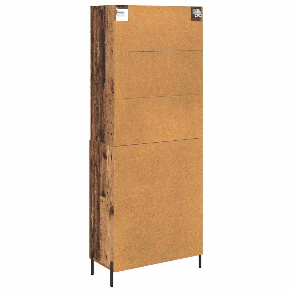 Haut Armoire Bois Ancien 69,5 x 32,5 x 180 cm Bois d'ingénierie - XIOS