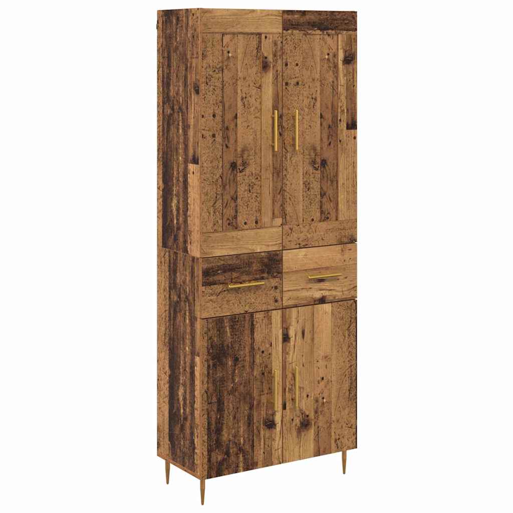 Haut Armoire Bois Ancien 69,5 x 34 x 180 cm Bois d'ingénierie - XIOS