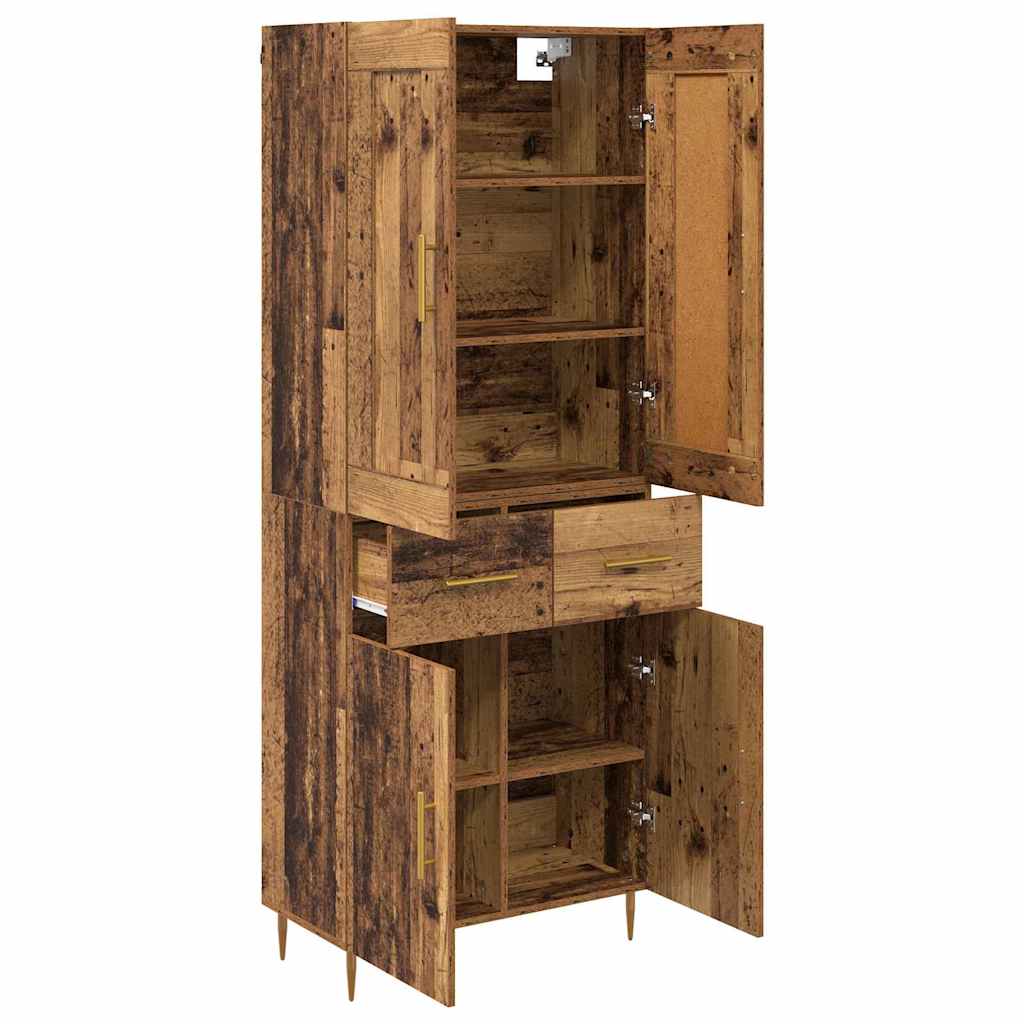 Haut Armoire Bois Ancien 69,5 x 34 x 180 cm Bois d'ingénierie - XIOS