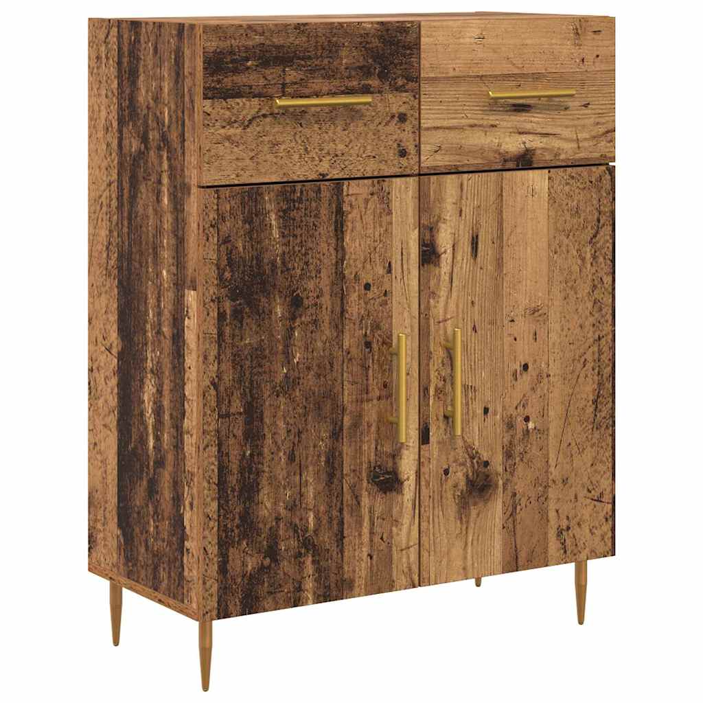 Haut Armoire Bois Ancien 69,5 x 34 x 180 cm Bois d'ingénierie - XIOS