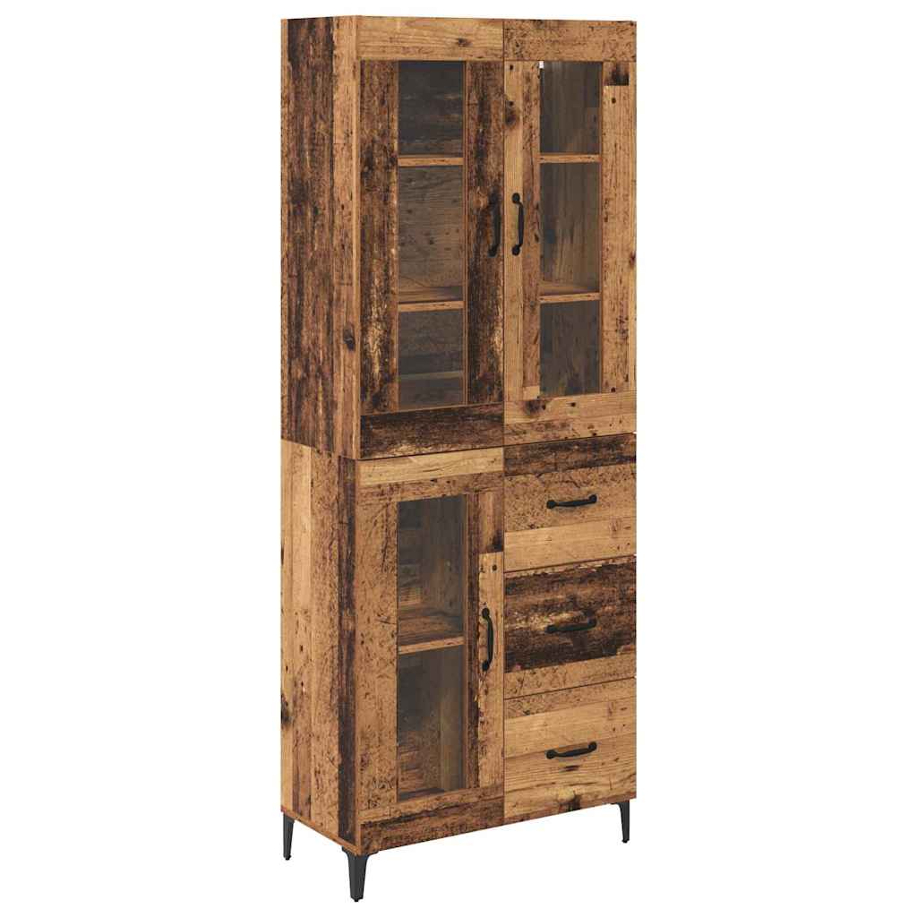 Haut Armoire Bois Ancien 69,5 x 34 x 180 cm Bois d'ingénierie - XIOS