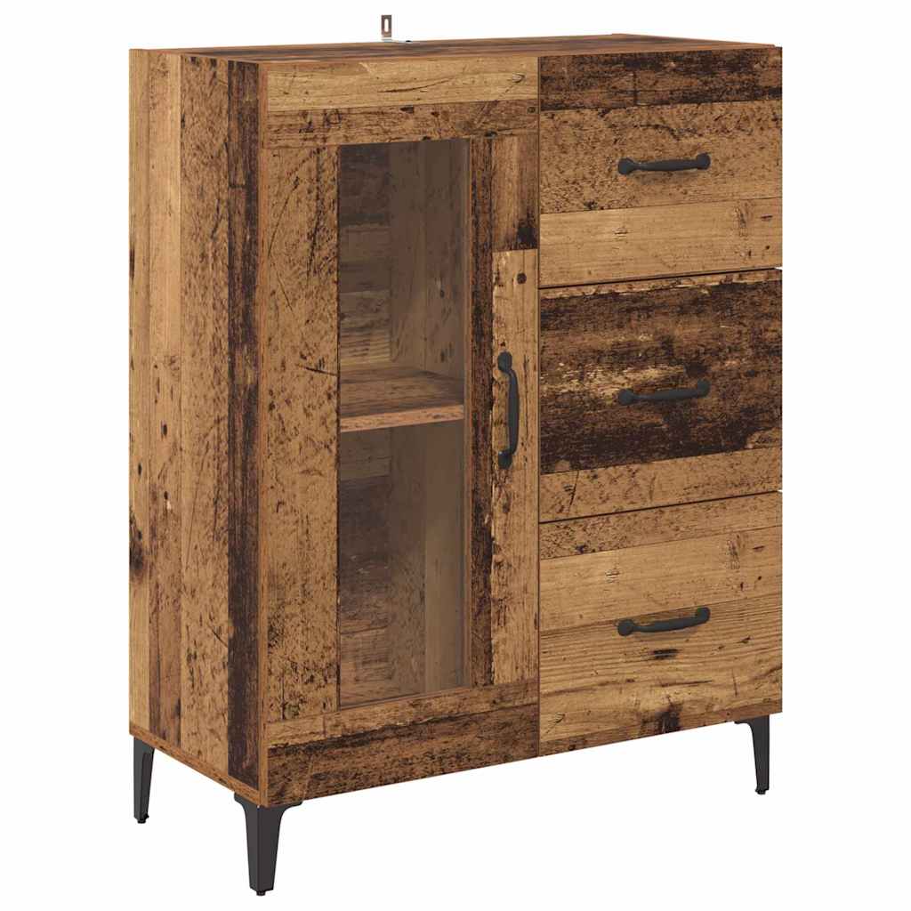 Haut Armoire Bois Ancien 69,5 x 34 x 180 cm Bois d'ingénierie - XIOS