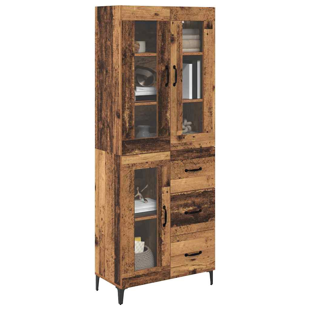 Haut Armoire Bois Ancien 69,5 x 34 x 180 cm Bois d'ingénierie - XIOS