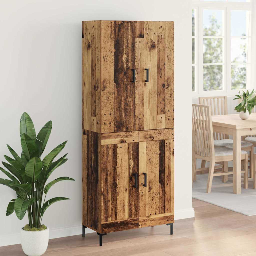 Haut Armoire Bois Ancien 69,5 x 34 x 180 cm Bois d'ingénierie - XIOS