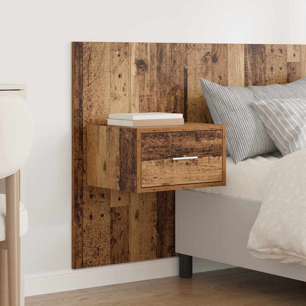 Tête de lit avec armoire 3 pcs Bois Ancien Bois d'ingénierie - XIOS