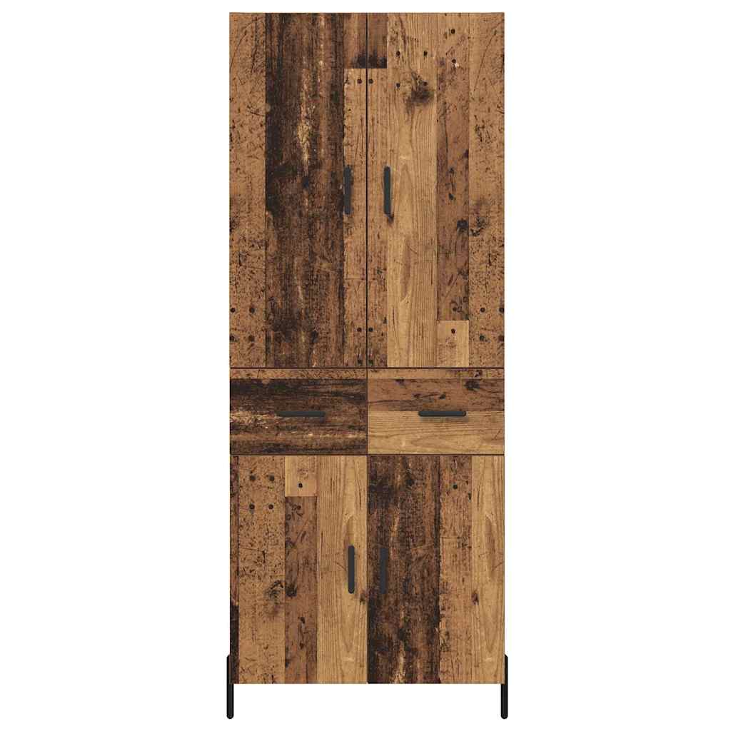 Haut Armoire Bois Ancien 69,5 x 34 x 180 cm Bois d'ingénierie - XIOS