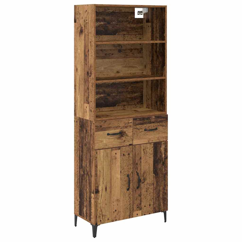 Haut Armoire Bois Ancien 69,5 x 34 x 180 cm Bois d'ingénierie - XIOS
