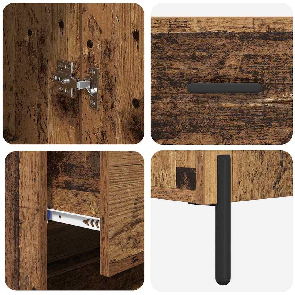 Haut Armoire Bois Ancien 69,5 x 32,5 x 180 cm Bois d'ingénierie - XIOS