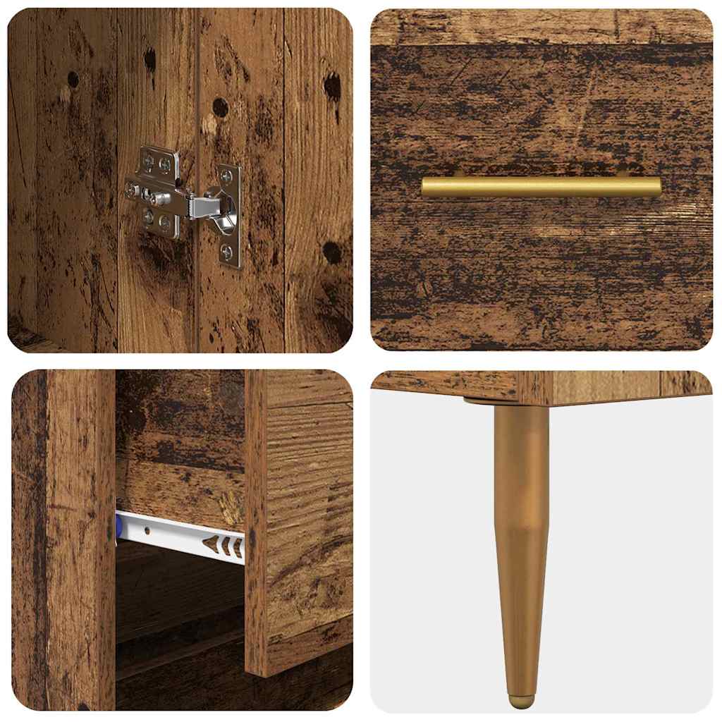 Haut Armoire Bois Ancien 69,5 x 32,5 x 180 cm Bois d'ingénierie - XIOS