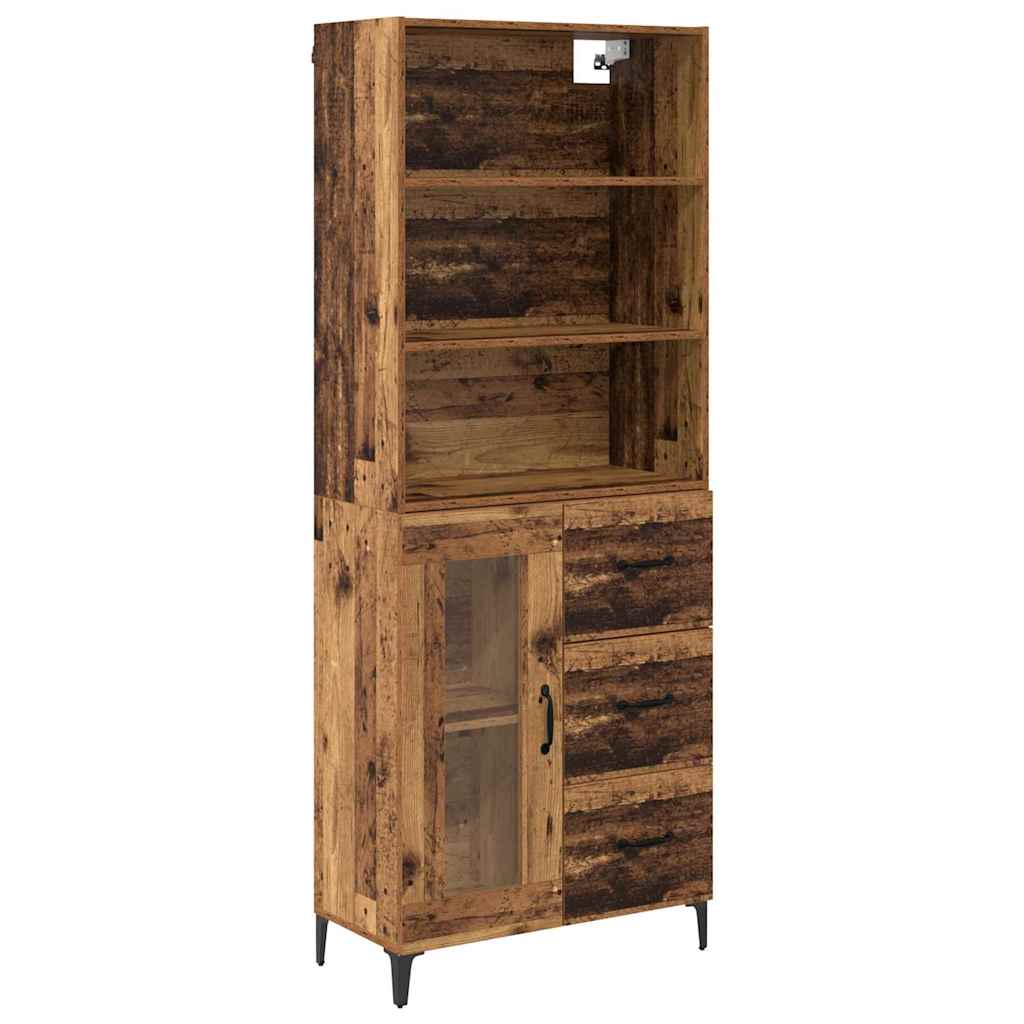 Haut Armoire Bois Ancien 69,5 x 34 x 180 cm Bois d'ingénierie - XIOS