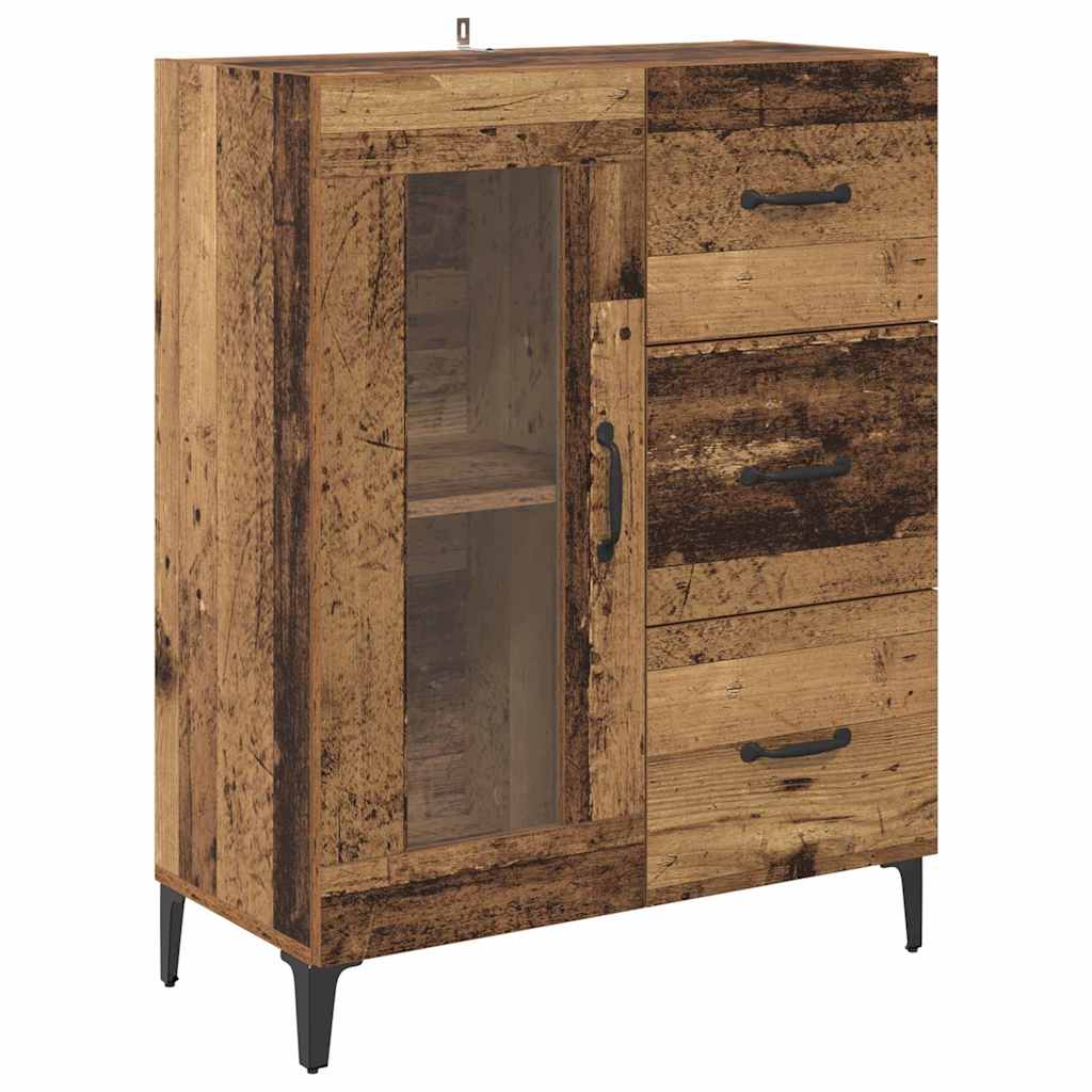 Haut Armoire Bois Ancien 69,5 x 34 x 180 cm Bois d'ingénierie - XIOS
