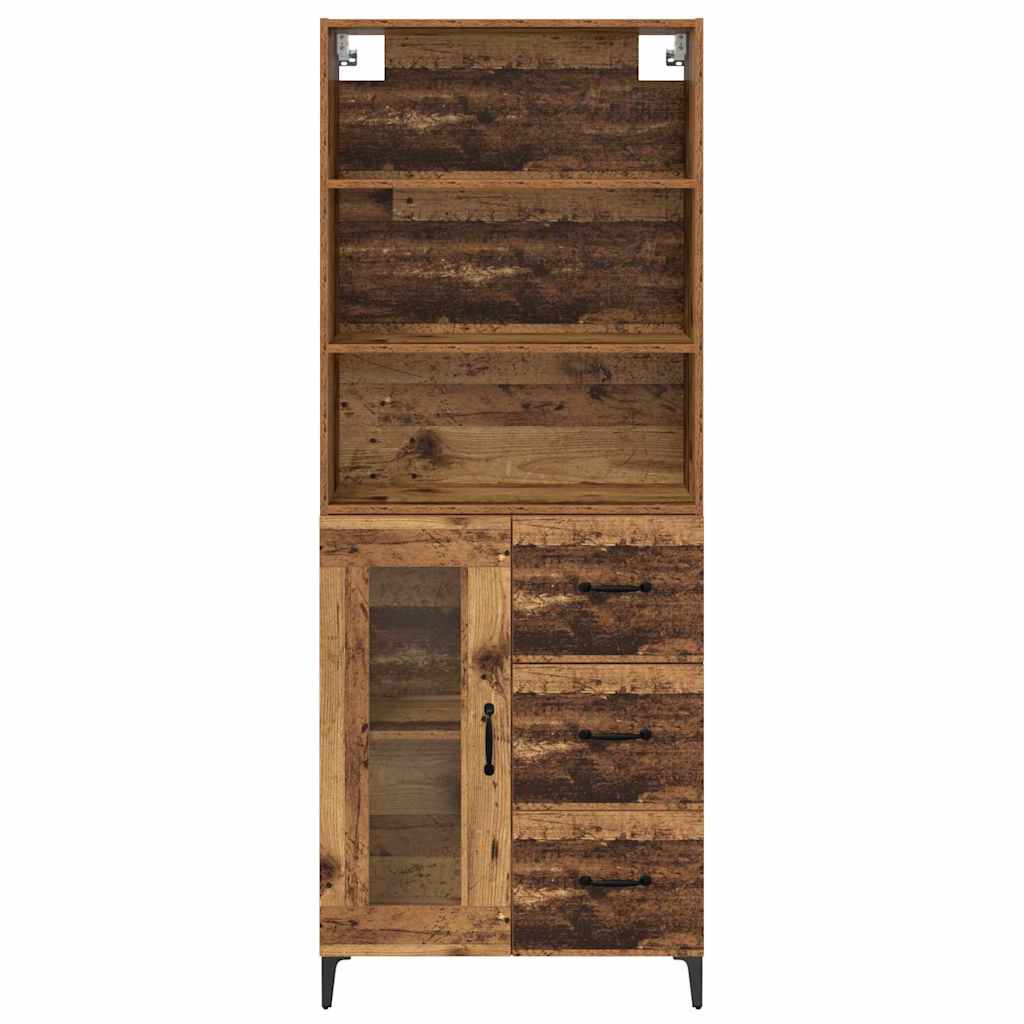 Haut Armoire Bois Ancien 69,5 x 34 x 180 cm Bois d'ingénierie - XIOS