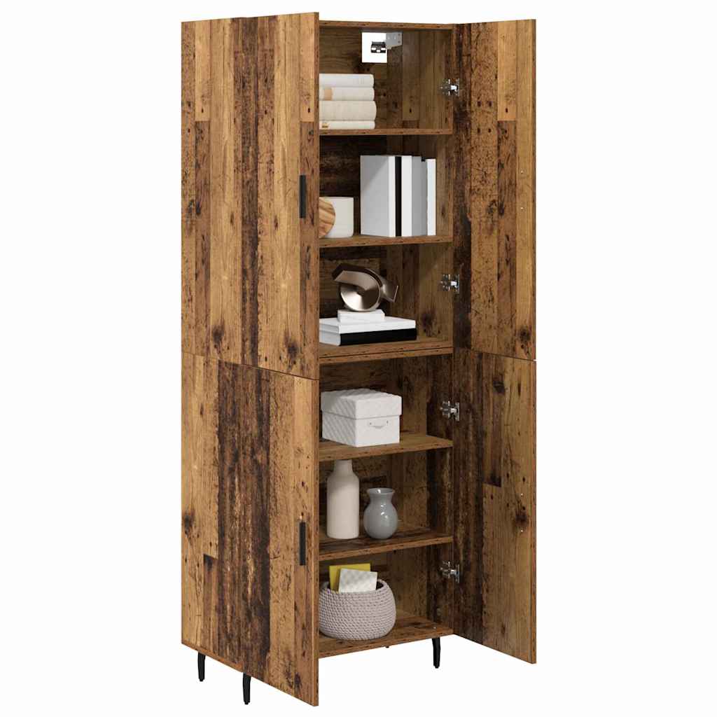 Haut Armoire Bois Ancien 69,5 x 34 x 180 cm - XIOS