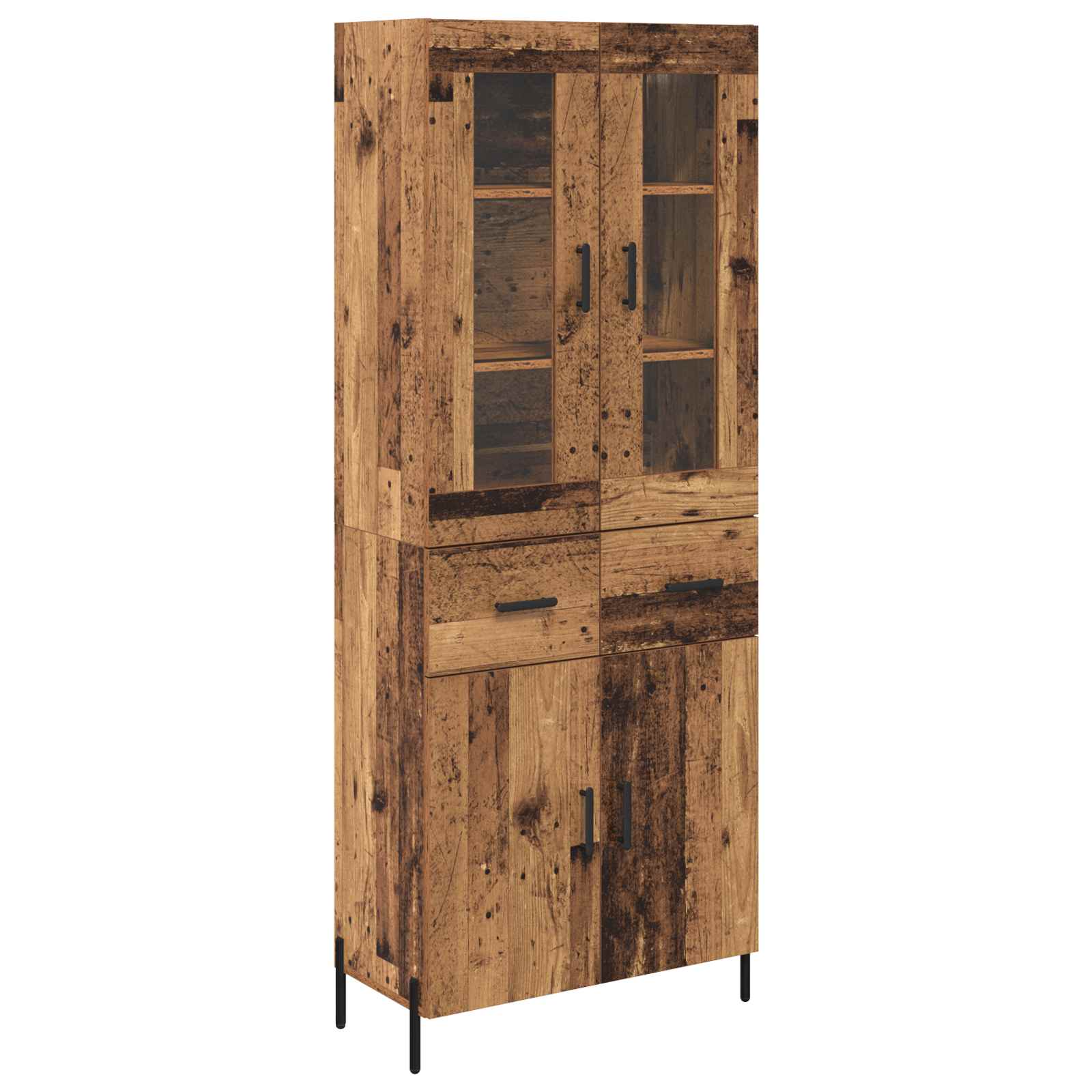 Haut Armoire Bois Ancien 69,5 x 34 x 180 cm Bois d'ingénierie - XIOS