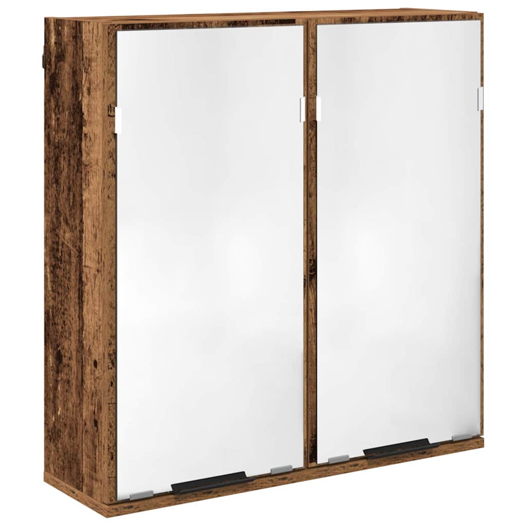 Ensemble de Meubles de Salle de Bain 3 pièces Bois Ancien