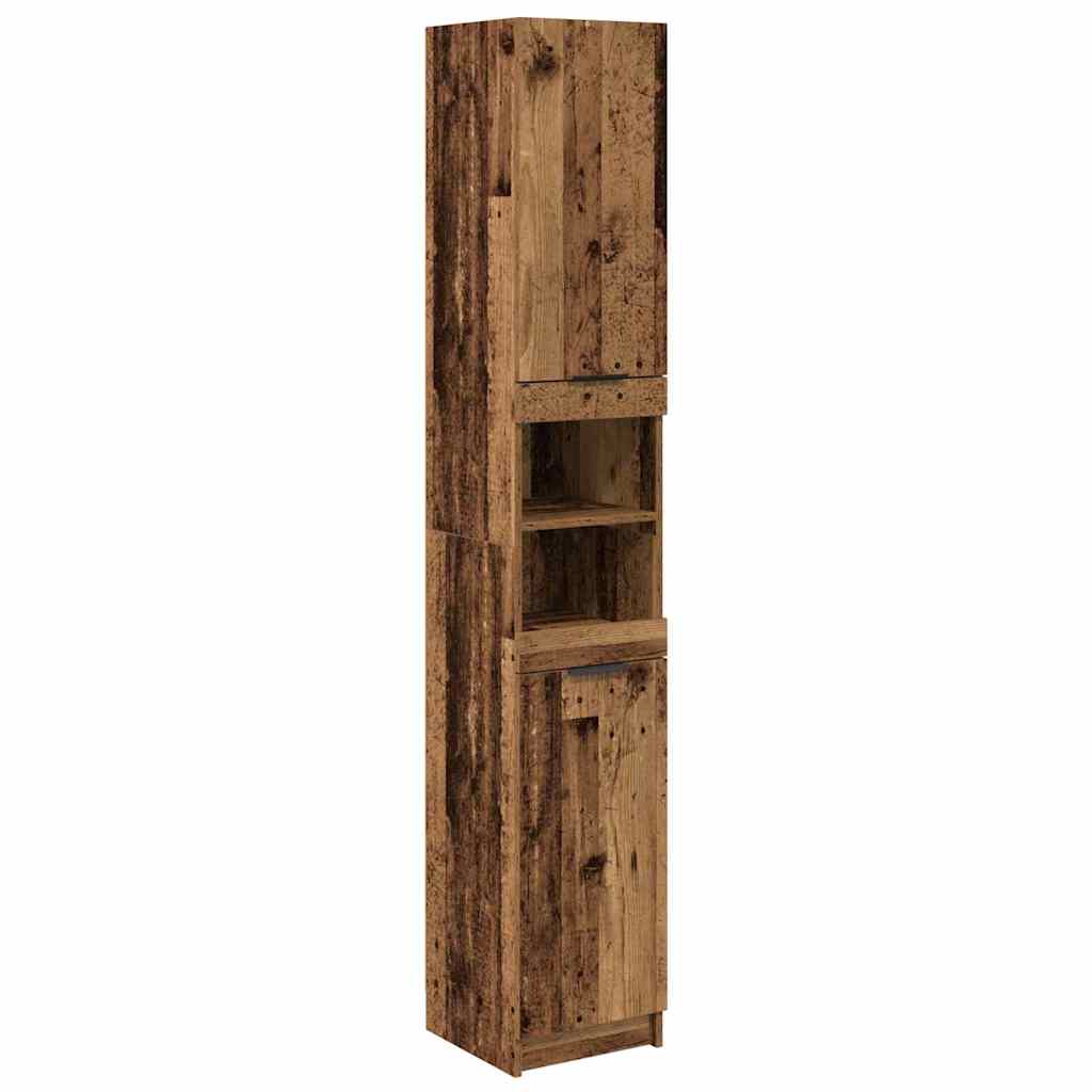Ensemble de Meubles de Salle de Bain 3 pièces Bois Ancien
