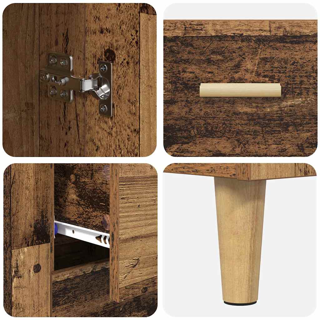 Haut Armoire Bois Ancien 69,5 x 34 x 180 cm Bois d'ingénierie - XIOS