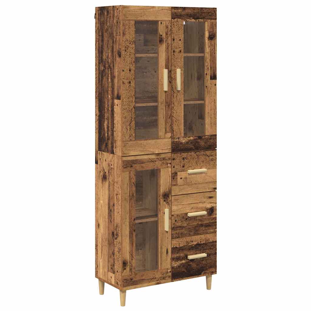 Haut Armoire Bois Ancien 69,5 x 34 x 180 cm Bois d'ingénierie - XIOS