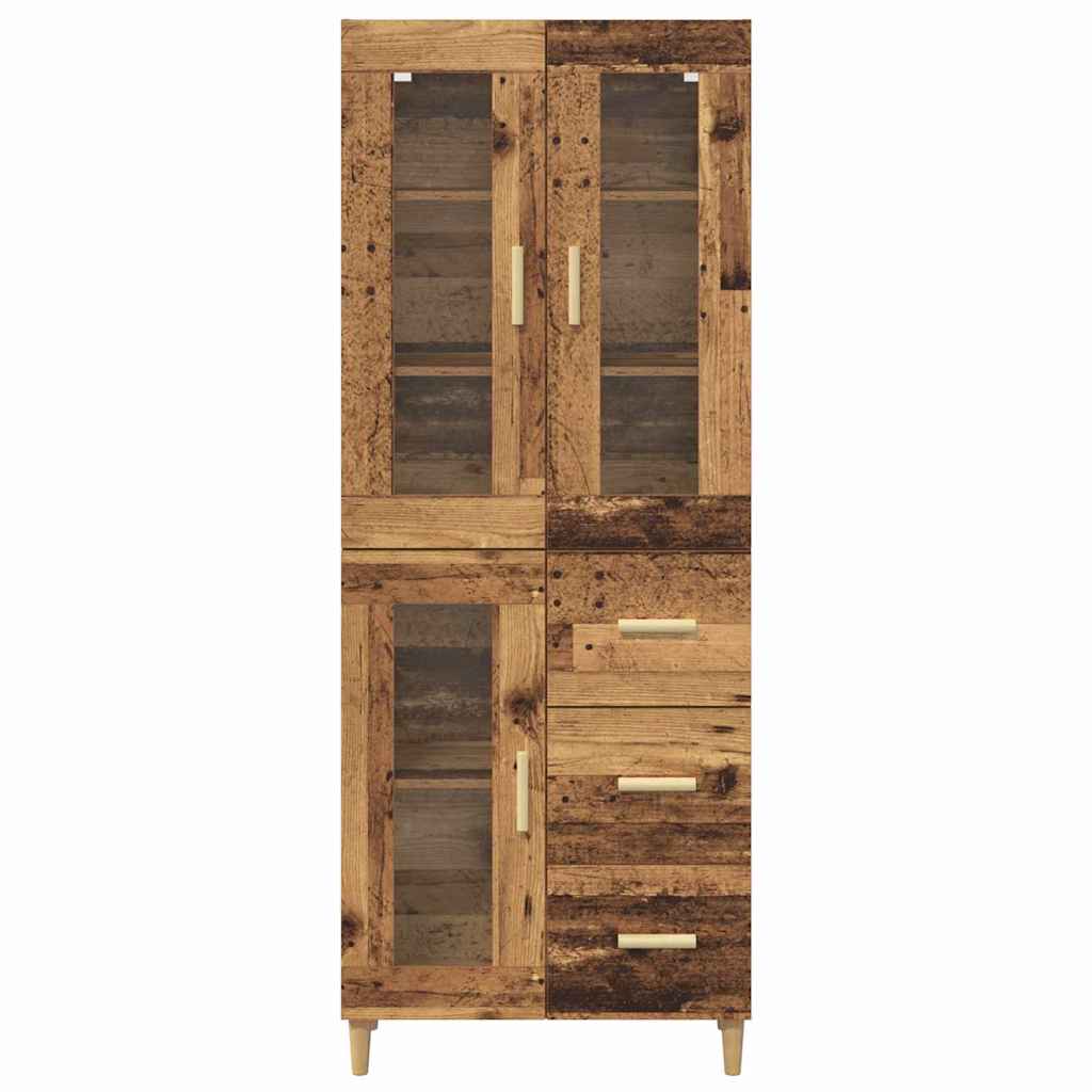 Haut Armoire Bois Ancien 69,5 x 34 x 180 cm Bois d'ingénierie - XIOS