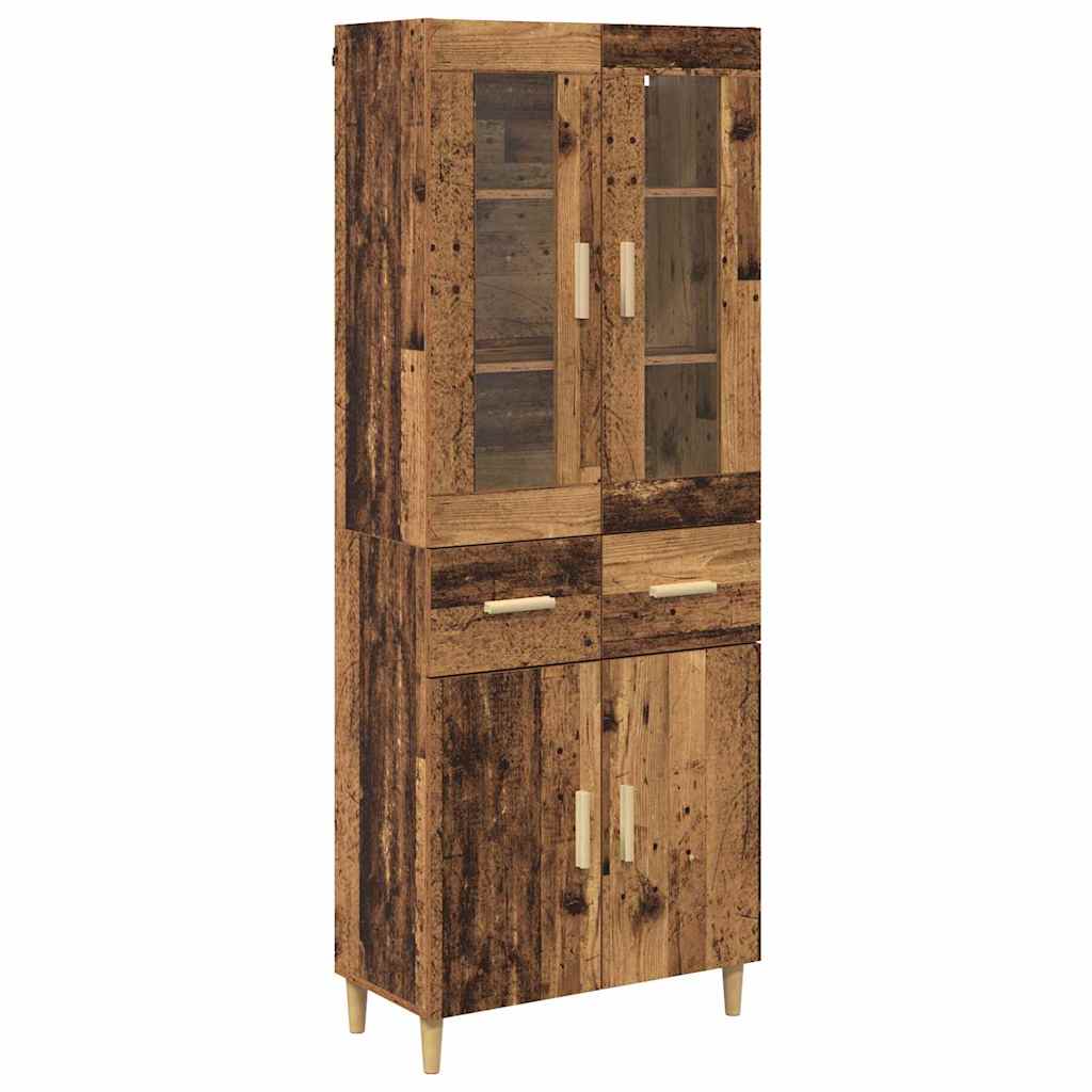 Haut Armoire Bois Ancien 69,5 x 34 x 180 cm Bois d'ingénierie - XIOS