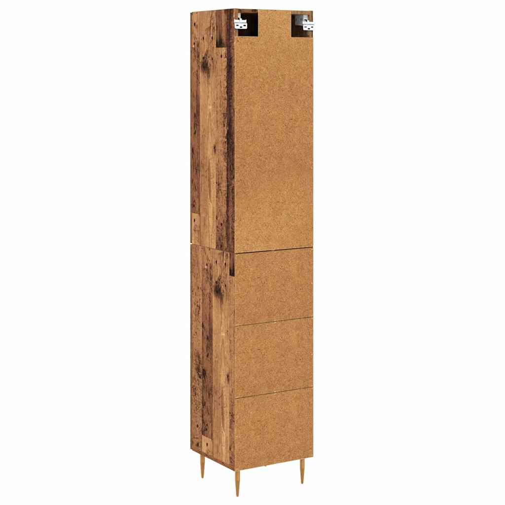 Haut Armoire Bois Ancien 34,5 x 34 x 180 cm Bois d'ingénierie - XIOS