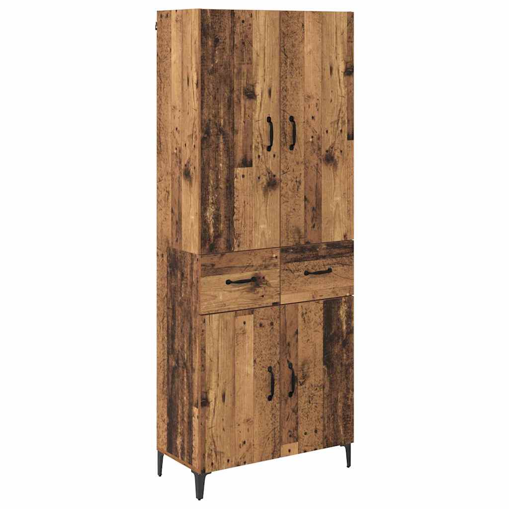 Haut Armoire Bois Ancien 69,5 x 34 x 180 cm Bois d'ingénierie - XIOS