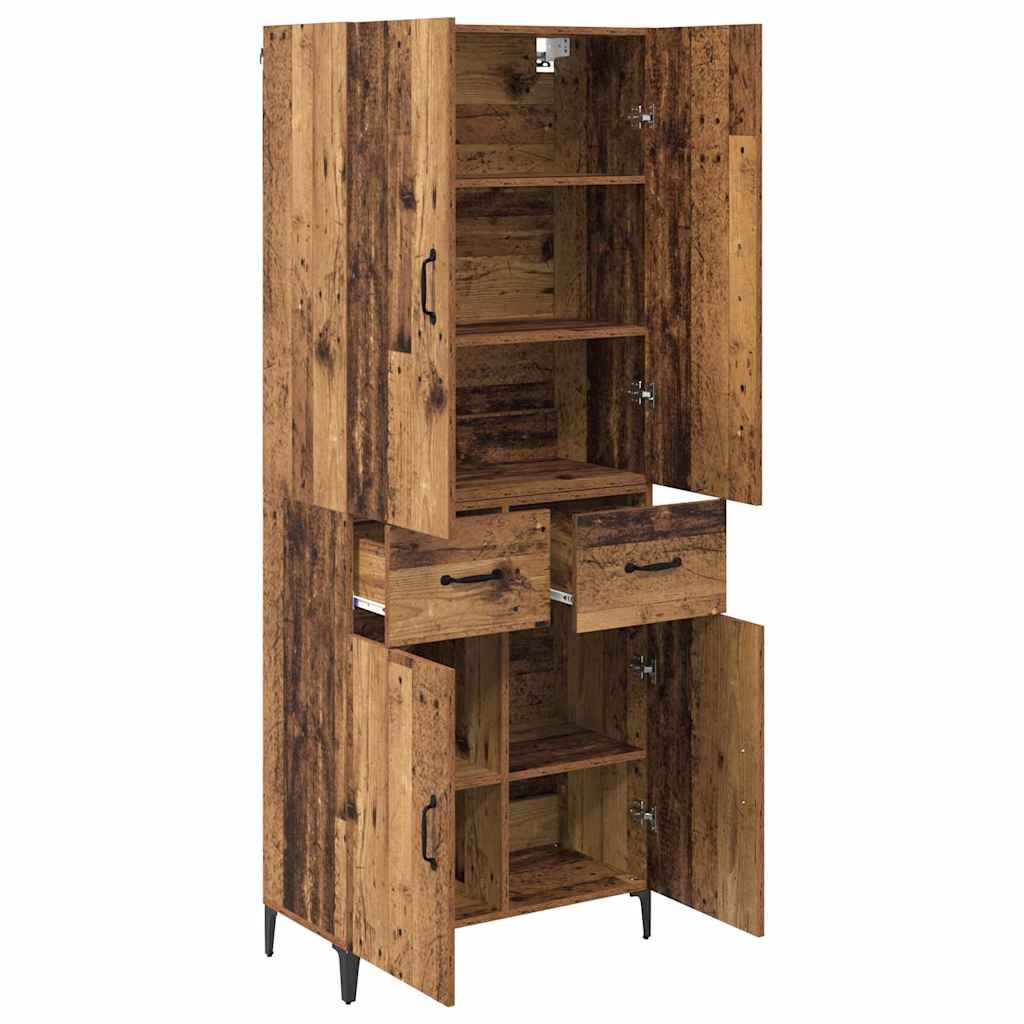 Haut Armoire Bois Ancien 69,5 x 34 x 180 cm Bois d'ingénierie - XIOS