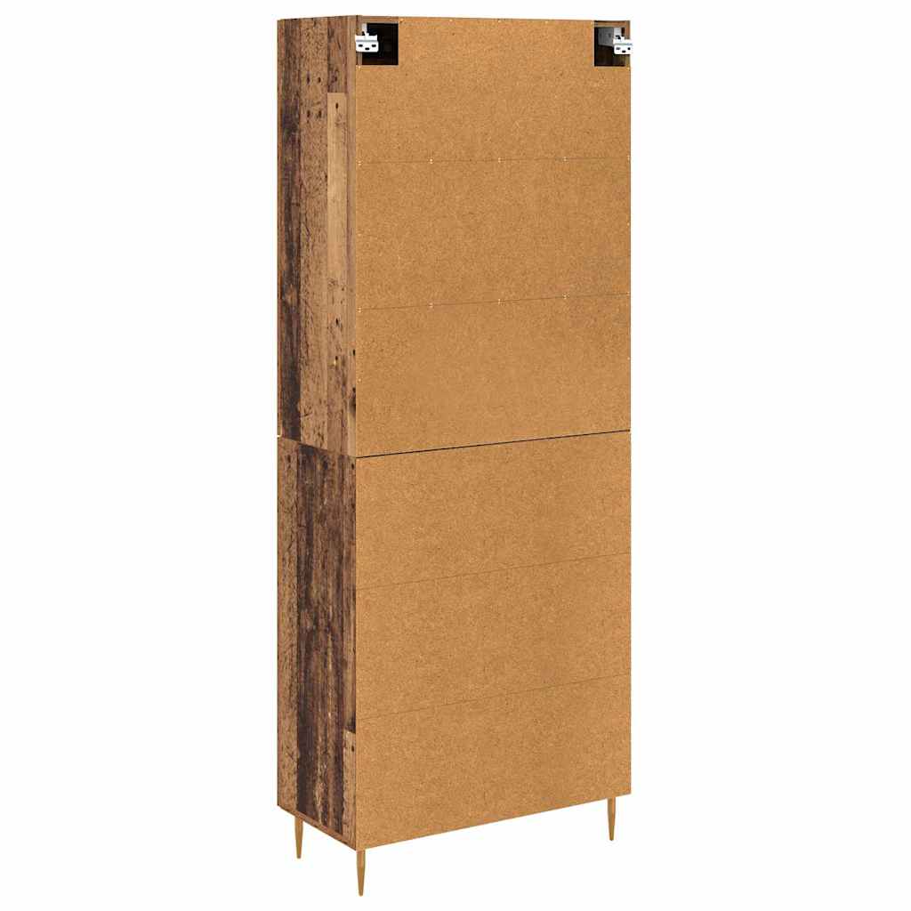 Haut Armoire Bois Ancien 69,5 x 34 x 180 cm Bois d'ingénierie - XIOS