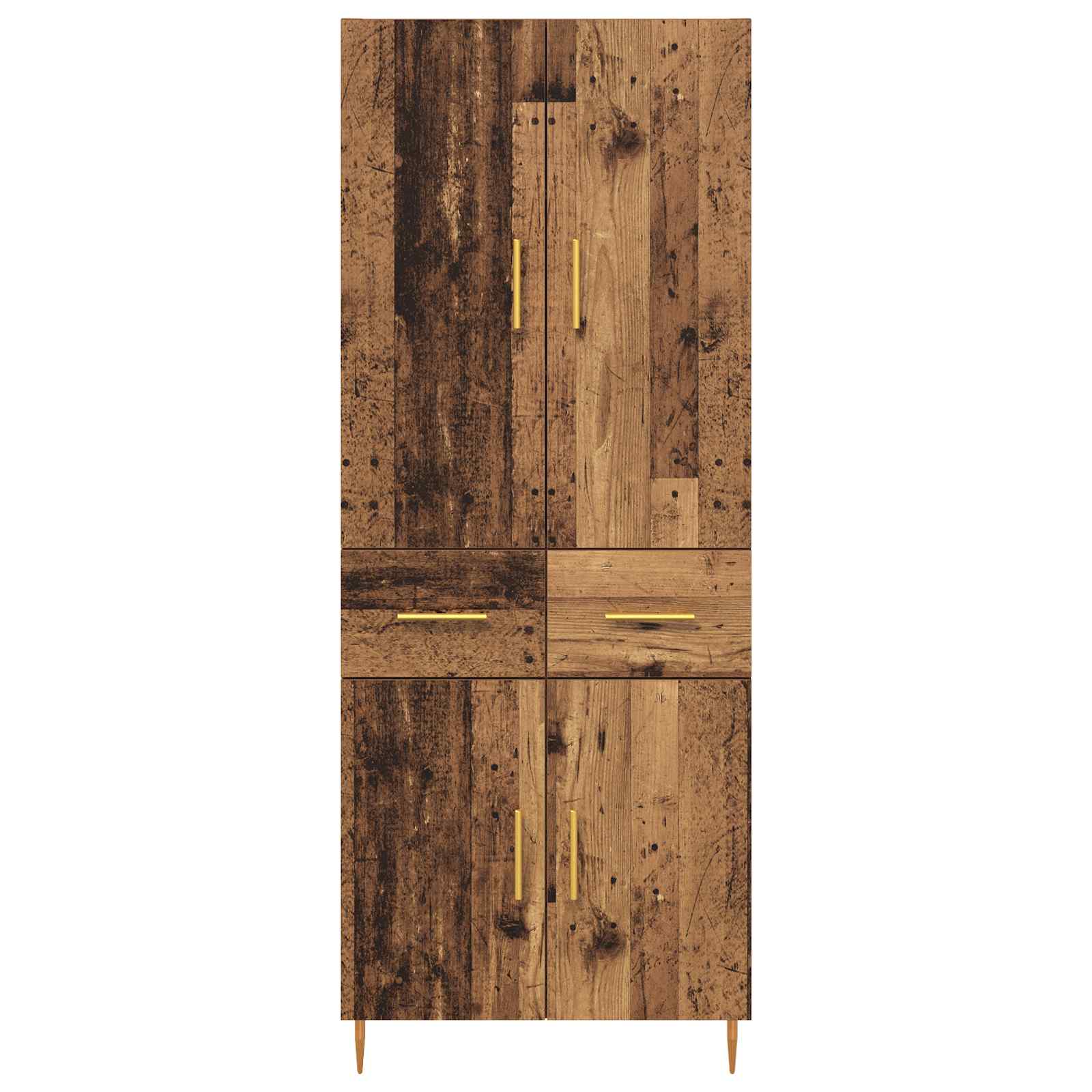 Haut Armoire Bois Ancien 69,5 x 34 x 180 cm Bois d'ingénierie - XIOS