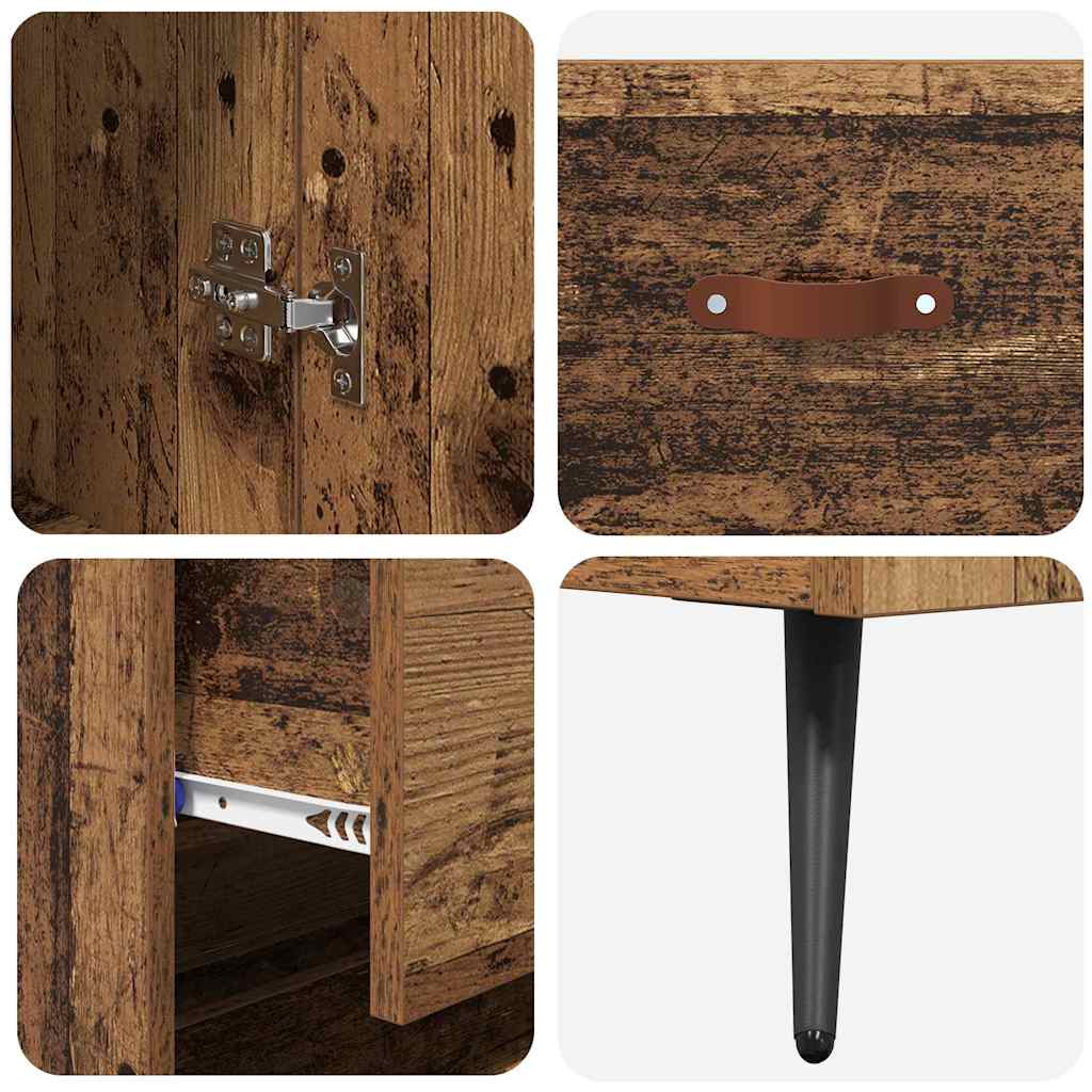 Haut Armoire Bois Ancien 69,5 x 34 x 180 cm Bois d'ingénierie - XIOS