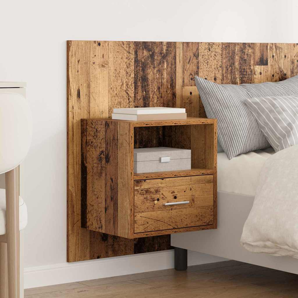 Tête de lit avec armoire 3 pcs Bois Ancien Bois d'ingénierie - XIOS